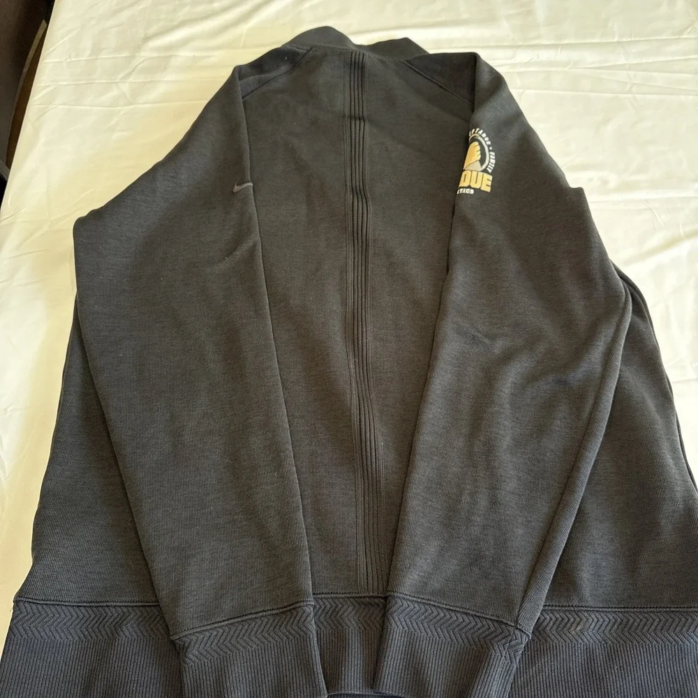 Mens Large Purdue Boilermakers Nike Pullover 1/4 Zip Golf black